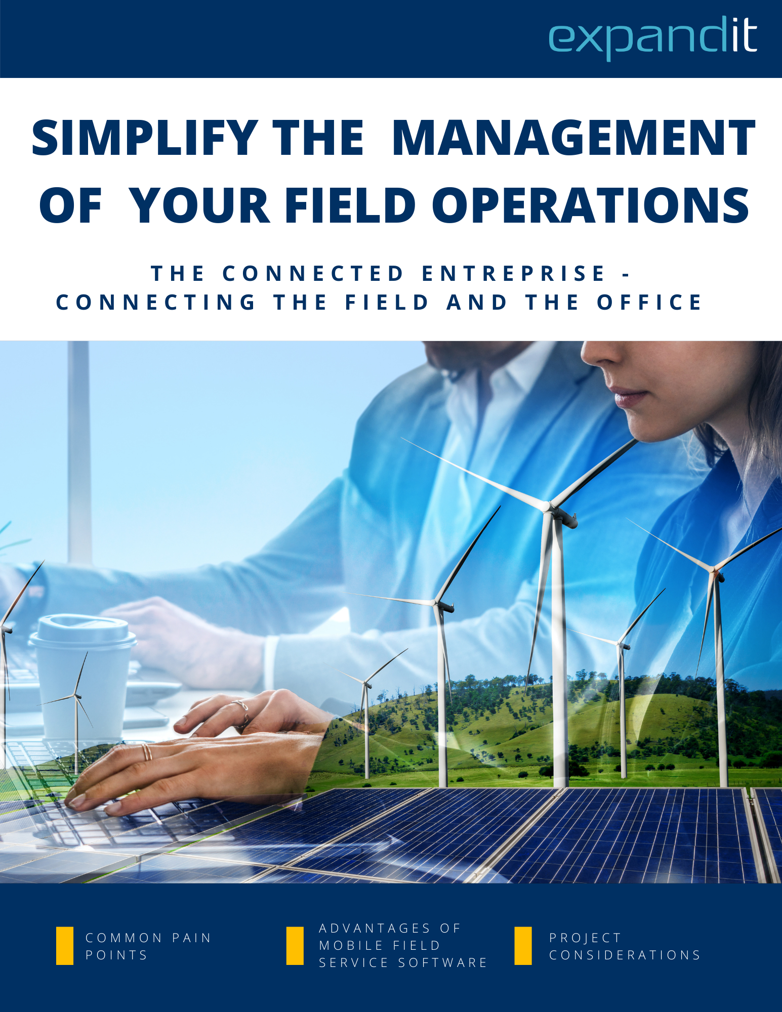 Simpify the management of field operations eBook cover